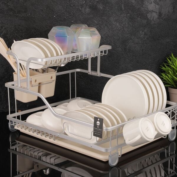 ALÜMİNYUM 2 KATLI BULAŞIKLIK 005