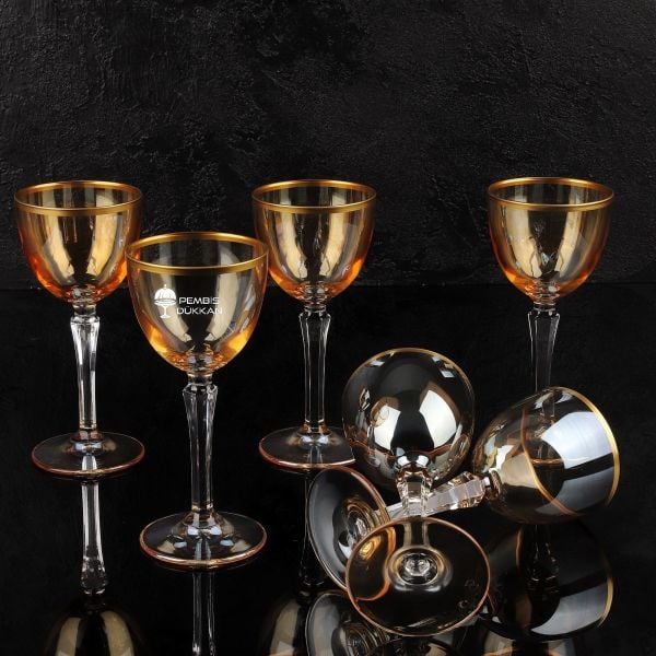 HUDSON 6'LI BAL LÜSTERLİ KADEH