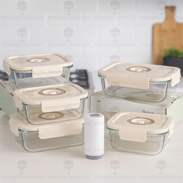 AROW QUİNN VAKUM CİHAZLI SAKLAMA KABI SET