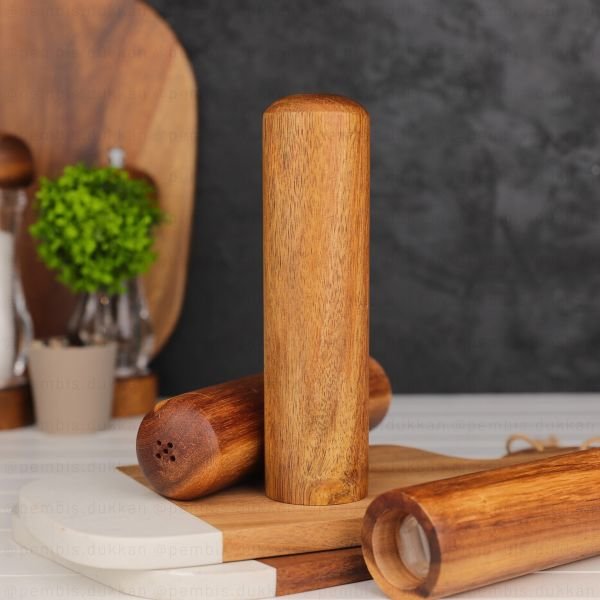 1 ADET AKASYA TEKLİ UZUN TUZLUK&BİBERLİK (7B169)