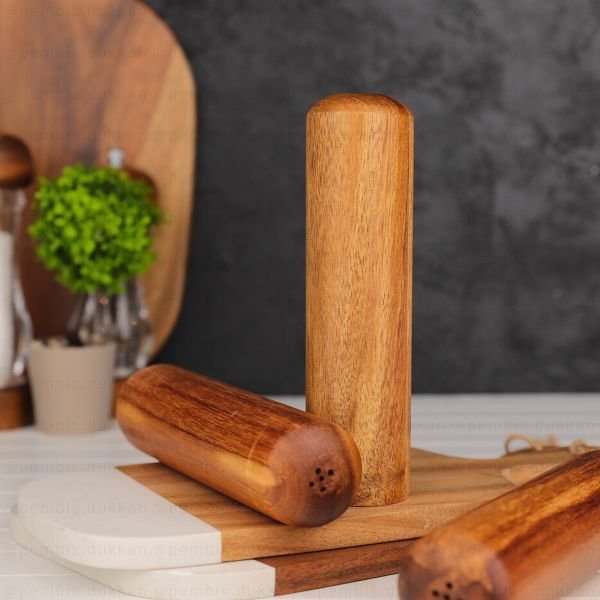 1 ADET AKASYA TEKLİ UZUN TUZLUK&BİBERLİK (7B169)