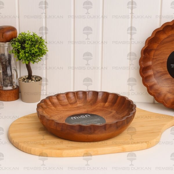 AKASYA TIRTIK KENARLI 20 CM KASE (7B126)