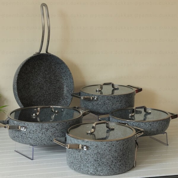 BRİONİ STONE-H TENCERE KOMBİN SET NO 1