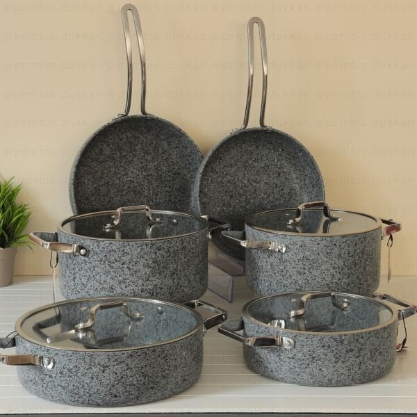 BRİONİ STONE-H TENCERE KOMBİN SET NO 2