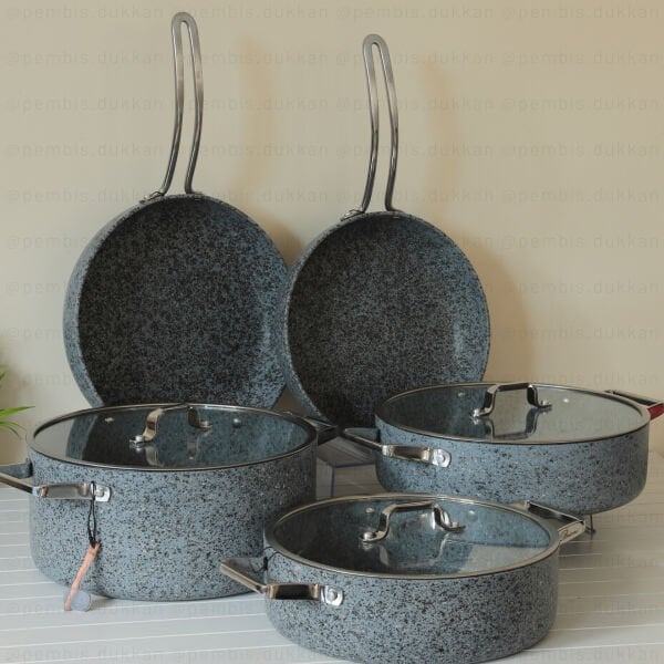 BRİONİ STONE-H TENCERE KOMBİN SET NO 5