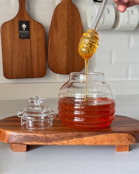 MİEN BAL KAŞIKLI KAVANOZ (1J09)