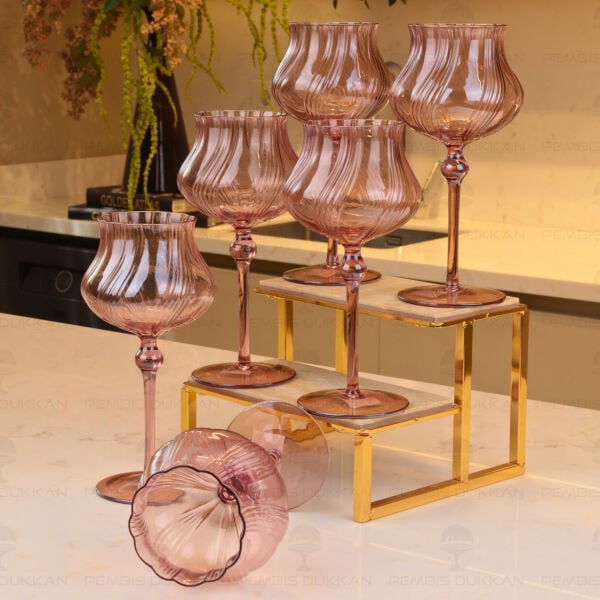 Scallop Rosse 6lı Kadeh 400ml