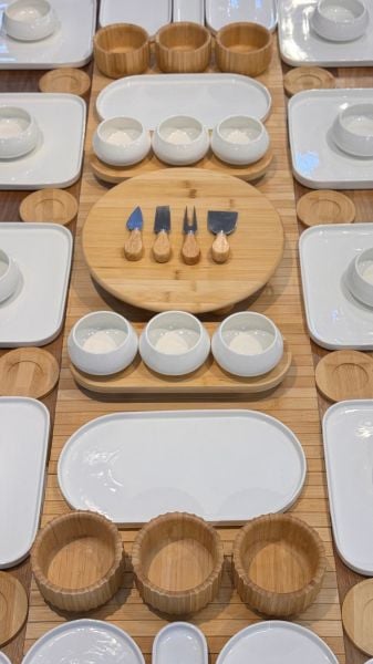 BAMBU&PORSELEN KAHVALTI SET N06 (KİŞİ ADEDİNİ SEÇİNİZ)
