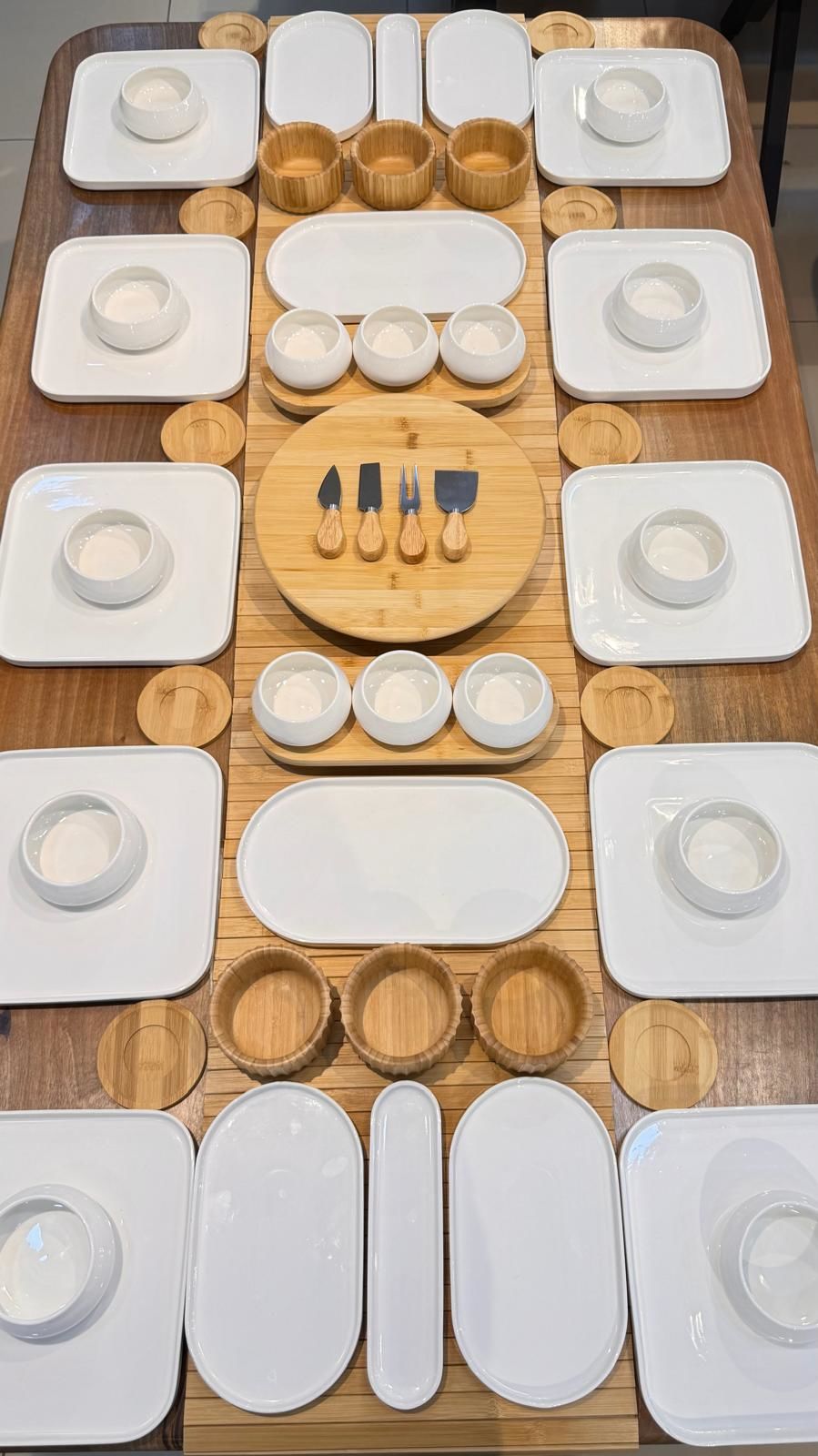 BAMBU&PORSELEN KAHVALTI SET N06 (KİŞİ ADEDİNİ SEÇİNİZ)