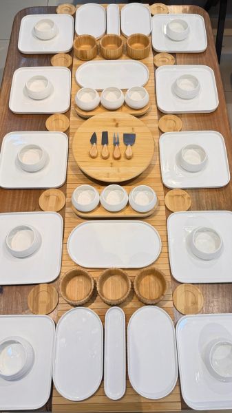 BAMBU&PORSELEN KAHVALTI SET N06 (KİŞİ ADEDİNİ SEÇİNİZ)