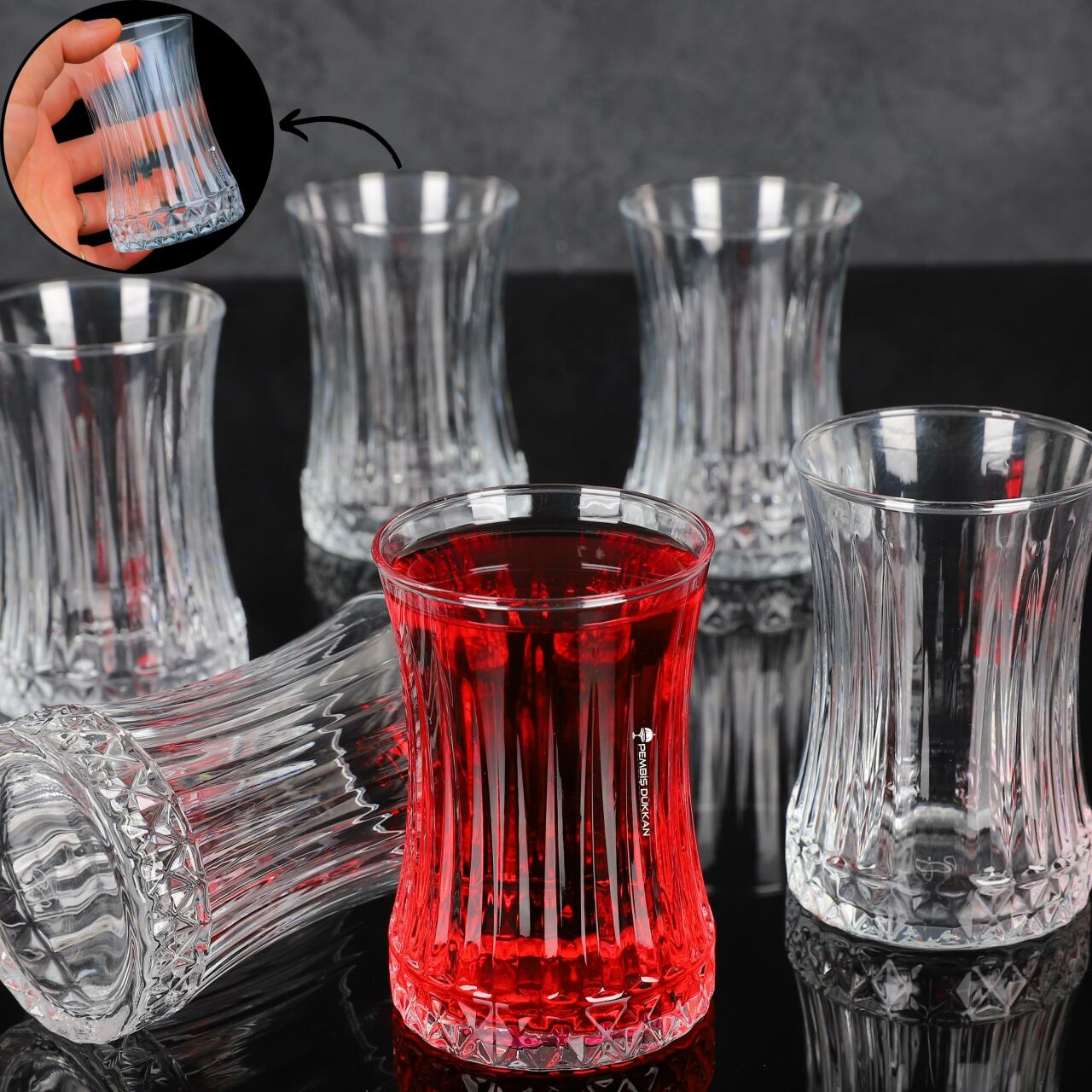 ELYSİA YENİ 6LI ÇAY BARDAĞI (42901)