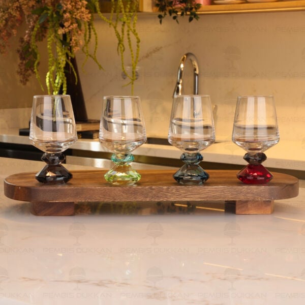 Diamond 4lü Kahve Yanı Kadeh 130ml