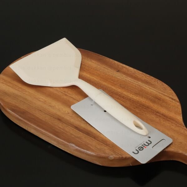 1 ADET MİEN KREM SİLİKON GENİŞ SPATULA (1435)