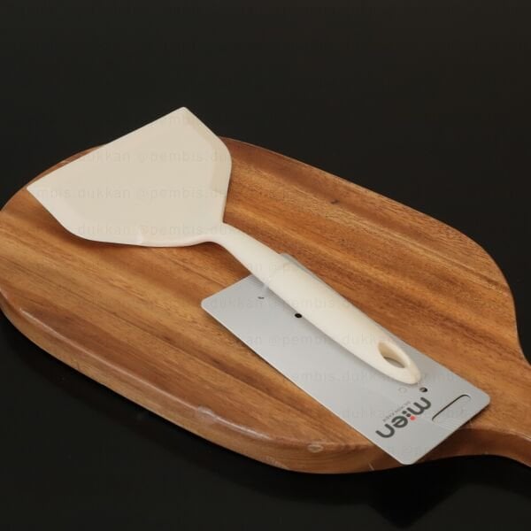 1 ADET KREM SİLİKON GENİŞ SPATULA (1435)