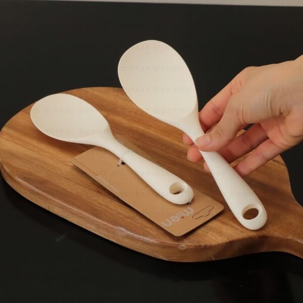 KREM SİLİKON PİLAV KAŞIĞI (MİEN422K)