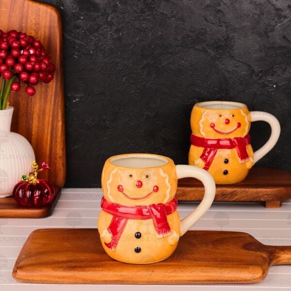 KURABİYE FİGÜRLÜ SERAMİK KUPA