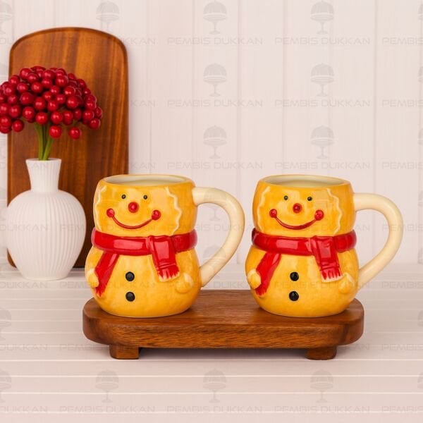 KURABİYE FİGÜRLÜ SERAMİK KUPA