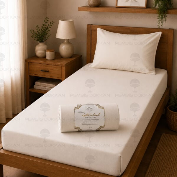 Ranforce Fitted Çarşaf Set 120 X 200cm - Krem