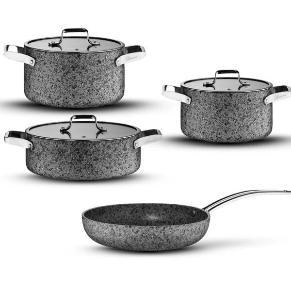 BRİONİ STONE-H 7 PARÇA TENCERE SET