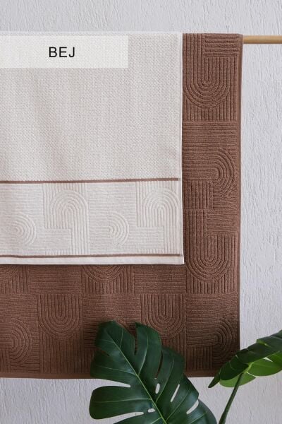 BABİL HAVLU SETİ BEJ (50x90*90x150CM)