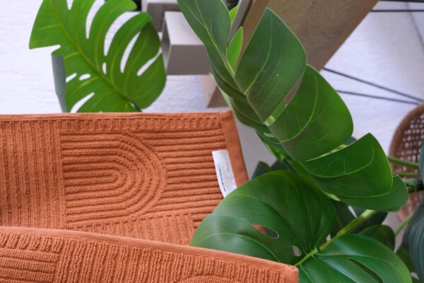 BABİL HAVLU SETİ KİREMİT (50x90*90x150CM)