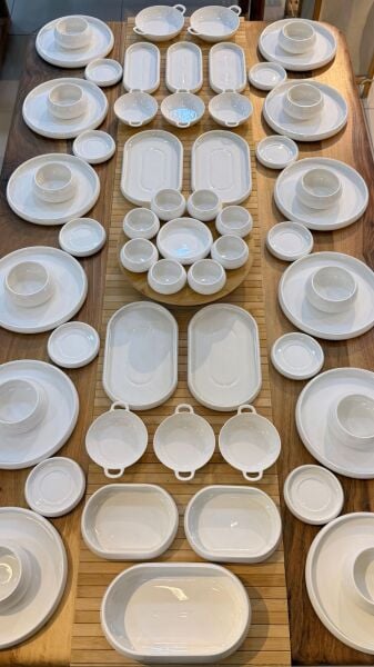 64 PARÇA VENTO PORSELEN 5 ÇAYI & KAHVALTI SET NO1 (KİŞİ ADEDİ SEÇİNİZ)