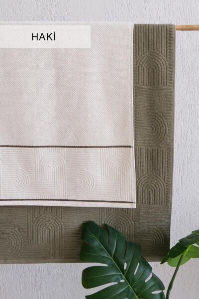 BABİL HAVLU SETİ HAKİ (50x90*90x150CM)