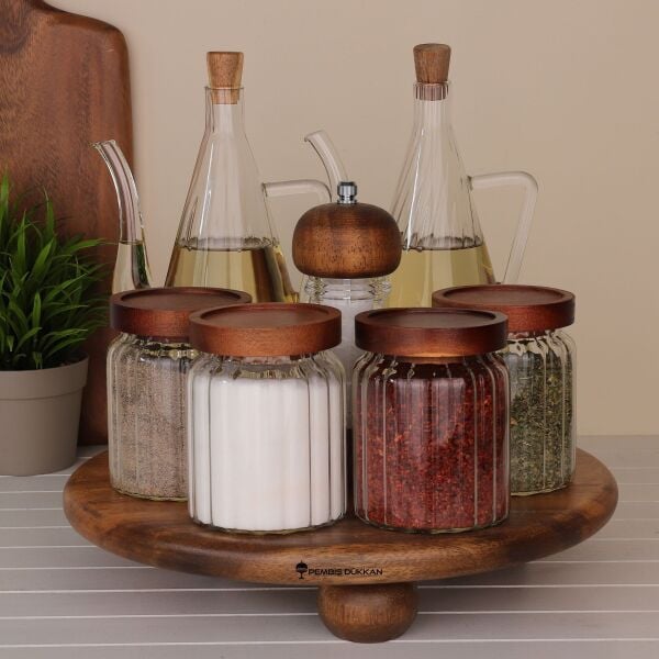 ÇİZGİLİ İBRİK YAĞDANLIK, MENNY OCAK YANI KÖŞE KOMBİN SET NO2