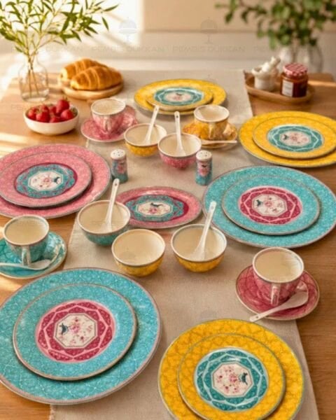 OUSH 6 KİŞİLİK 48 PARÇA KAHVALTI SET