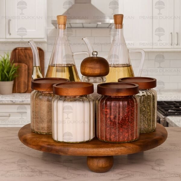 ÇİZGİLİ İBRİK YAĞDANLIK, MENNY OCAK YANI KÖŞE KOMBİN SET NO2