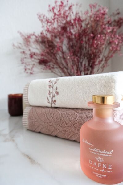 DAFNE ODA KOKULU 50X90CM 2Lİ HAVLU SETİ - GÜL KURUSU