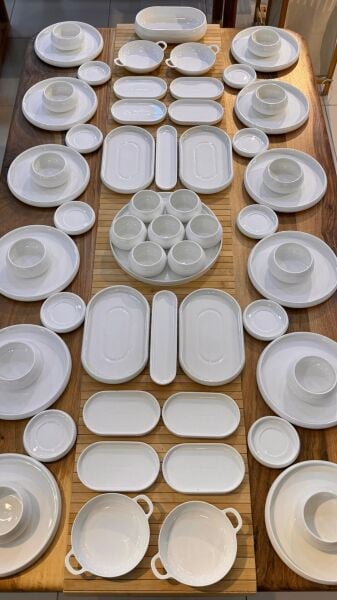 63 PARÇA VENTO PORSELEN 5 ÇAYI & KAHVALTI SET NO2 (KİŞİ ADEDİ SEÇİNİZ)