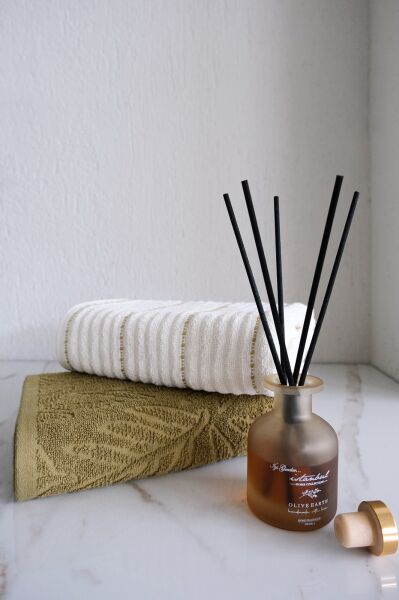 OLİVE EARTH ODA KOKULU 50X90CM 2Lİ HAVLU SETİ - YEŞİL