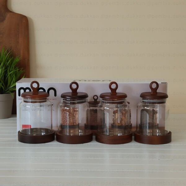 4LÜ KENZO BAHARATLIK SET (PARLAK) BOR-075