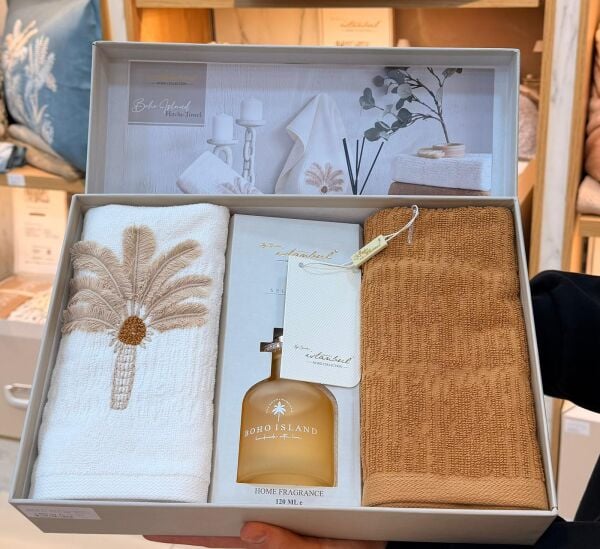 BOHO ISLAND ODA KOKULU 50X90CM 2Lİ HAVLU SETİ - KİREMİT