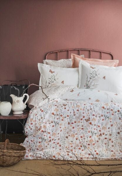 PAPİLLO ÇİFT KİŞİLİK NEVRESİM TAKIMI - BLUSH