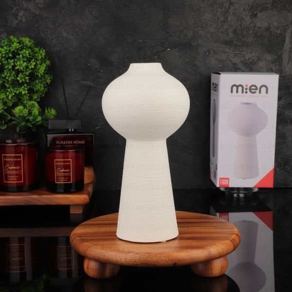 KONİK MANTAR MODEL SERAMİK VAZO (XSD-1022)
