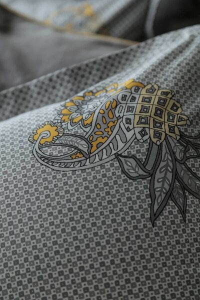 MY TOUCH ÇİFT KİŞİLİK KADİFELİ NEVRESİM TAKIMI -ANTİCA GREY