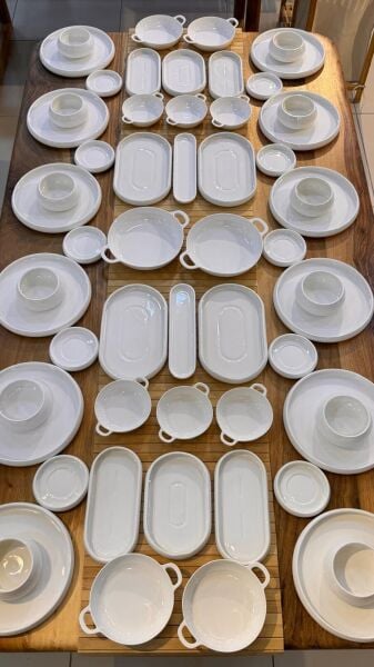 60 PARÇA VENTO PORSELEN 5 ÇAYI & KAHVALTI SET NO6 (KİŞİ ADEDİ SEÇİNİZ)