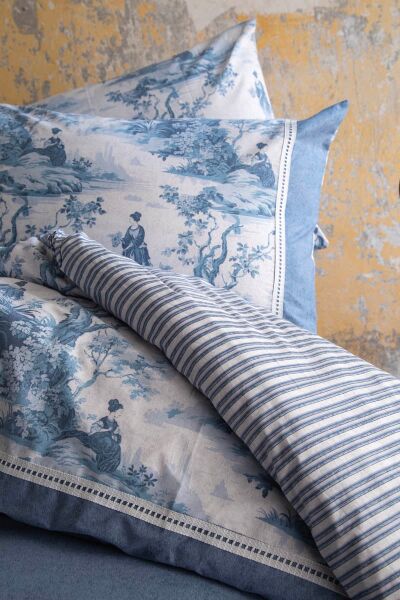 FRANCİS KREP ÇİFT KİŞİLİK NEVRESİM TAKIMI