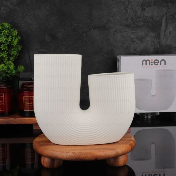 U MODEL SERAMİK VAZO (XSD-1034)