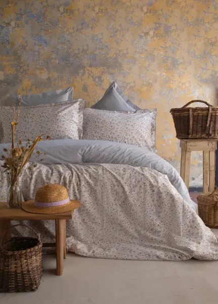 MİRACLE ÇİFT KİŞİLİK NEVRESİM TAKIMI - İNDİGO