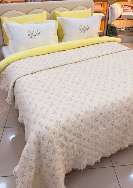 Sweet Dreams Çift Kişilik Nevresim Takımı - Daisy Müslinli Kombin Set No1
