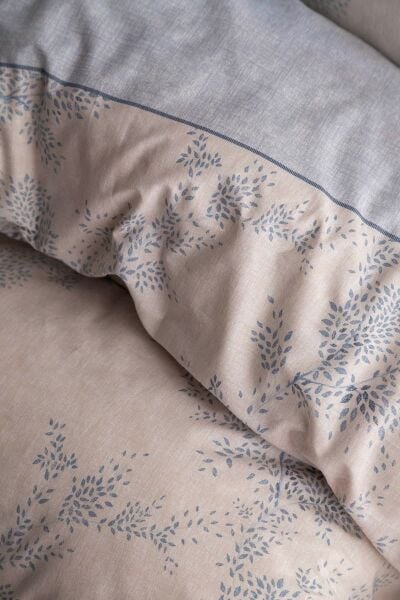 MİLA ÇİFT KİŞİLİK NEVRESİM TAKIMI - MAVİ