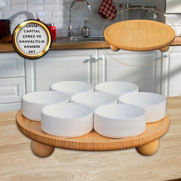 LAVİA 32 CM TOP AYAKLI CAPİTAL KOMBİN SET