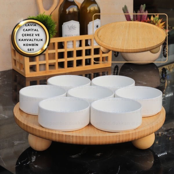 LAVİA 32 CM TOP AYAKLI CAPİTAL KOMBİN SET
