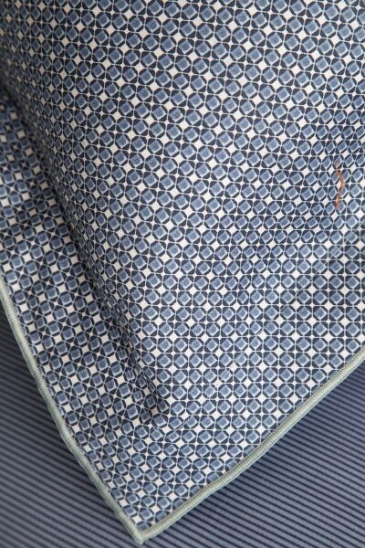 ELEGANCE SATEN ÇİFT KİŞİLİK NEVRESİM TAKIMI - REGİNA İNDİGO