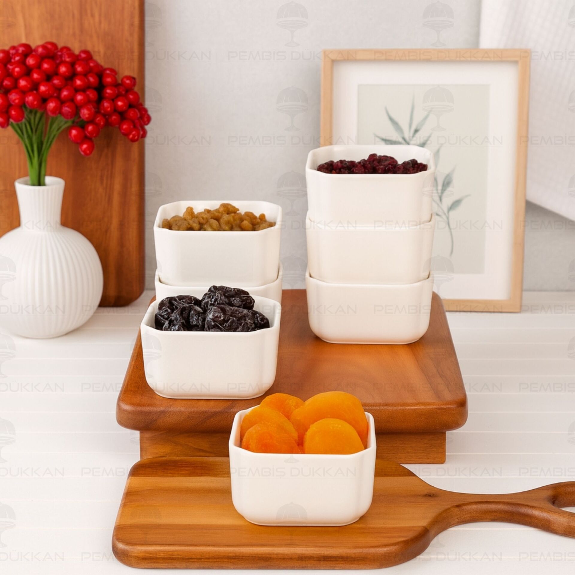 6 ADET LUCE PORSELEN DERİN KAHVALTILIK & ÇEREZ KASE (14877)