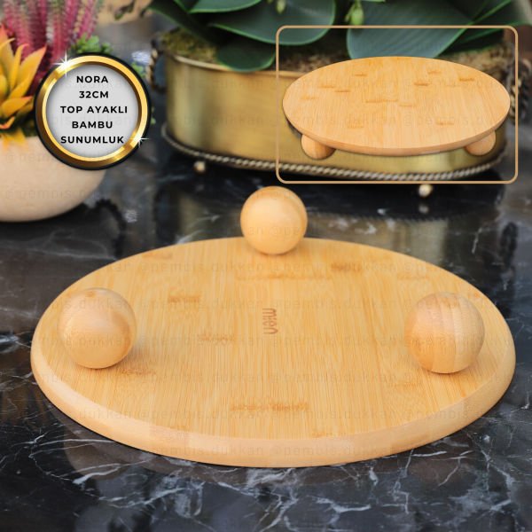 LOTUS MASA ORTASI BAMBU STANDLI, ÇEREZ & REÇELLİK KOMBİN SET 11 (985)