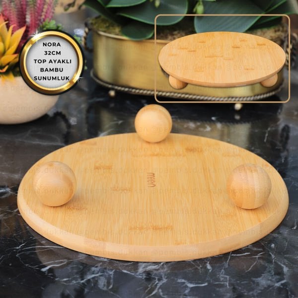 LOTUS MASA ORTASI BAMBU STANDLI, ÇEREZ & REÇELLİK KOMBİN SET 11 (985)